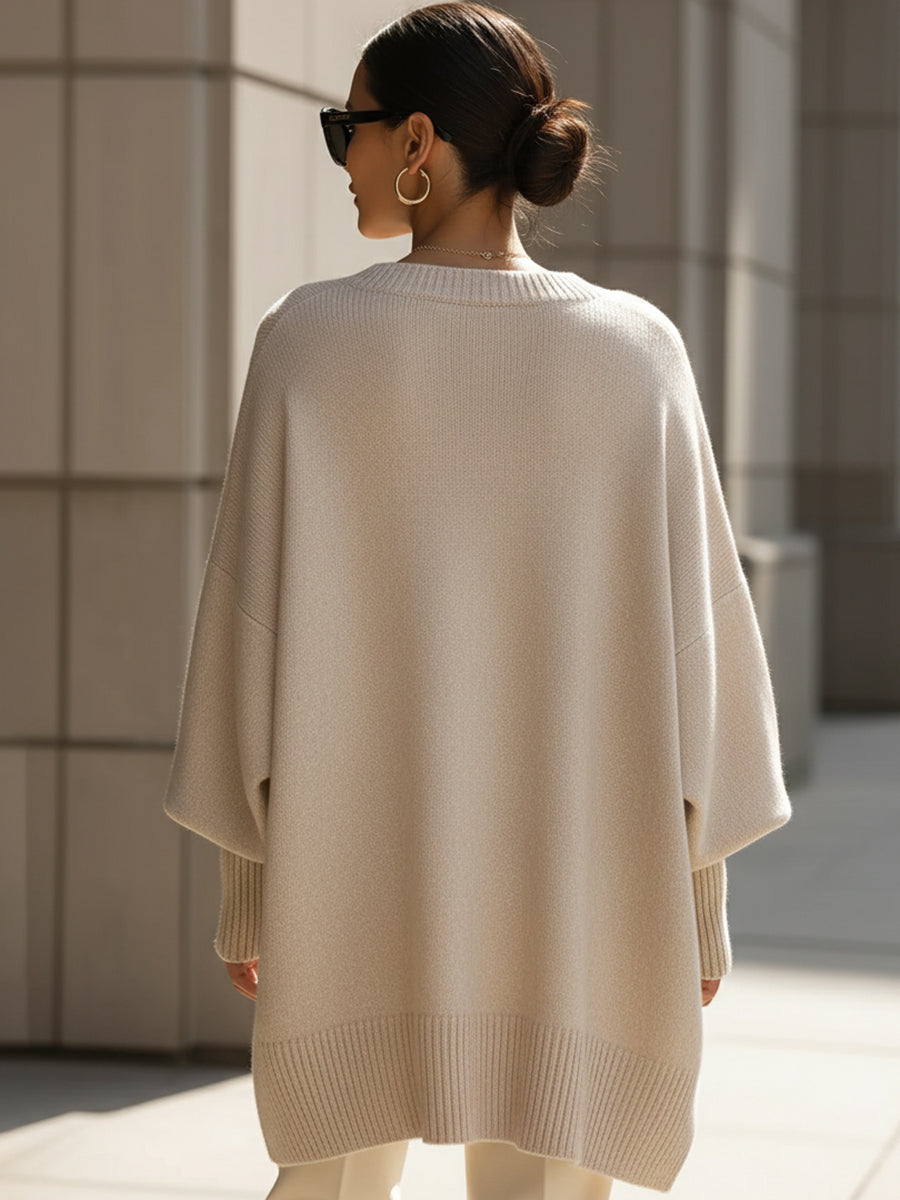 Effortless Elegance Oversized Poncho