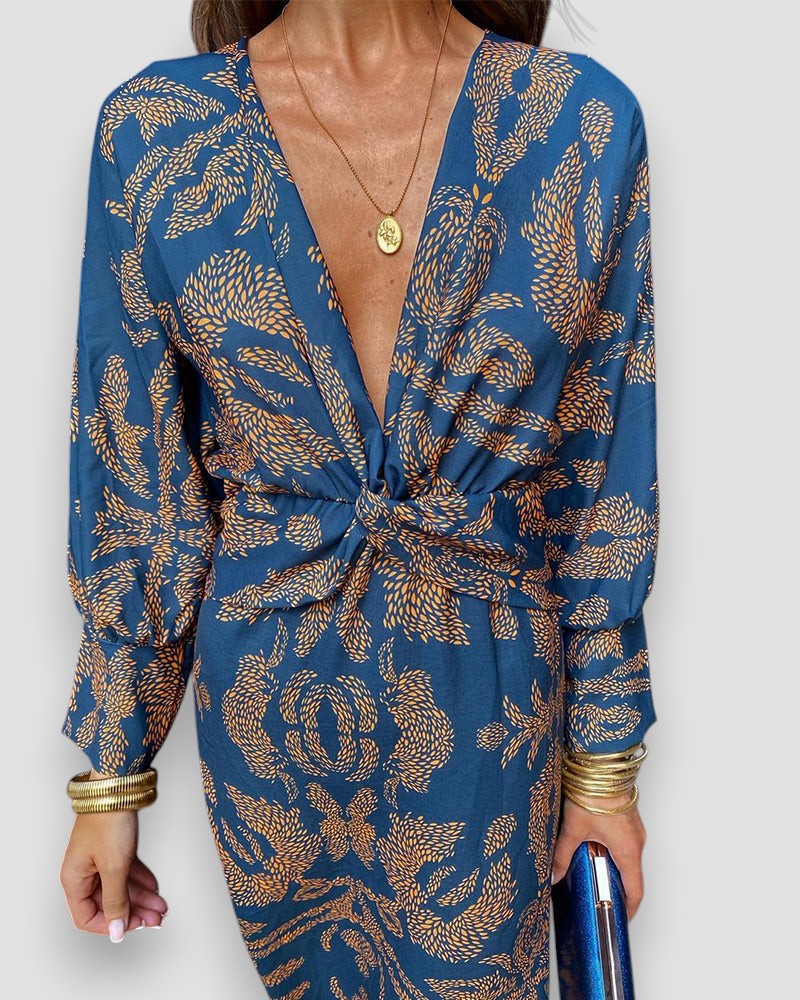 CELINE | SEXY V-NECK DRESS