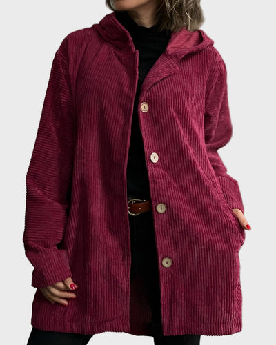 Indie | Corduroy Hooded Jacket