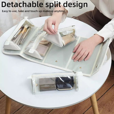 Leather Waterproof Cosmetic Bag