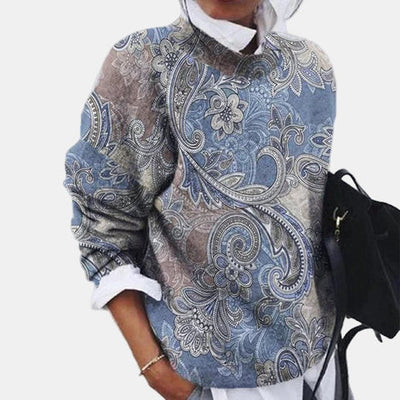Kryssandra | Printed Pullover Sweater