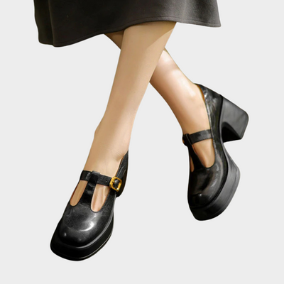 Lila | Elegant Blocked Heeled Mary Janes