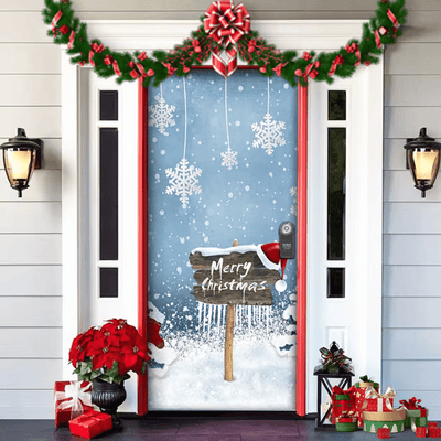 2025 Christmas and Halloween front door decoration