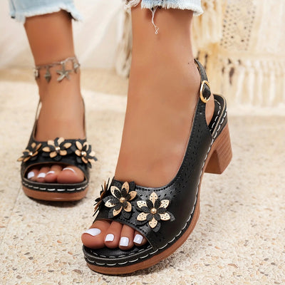 DIANA | STYLISH THICK HEELS SANDALS