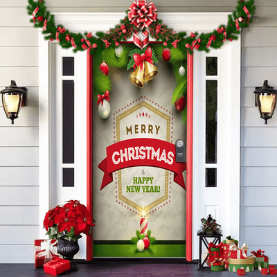 2025 Christmas and Halloween front door decoration