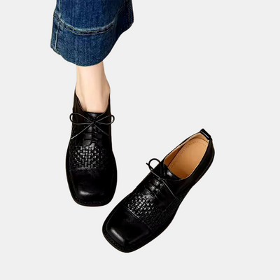 Odette | Leather Oxford Shoes