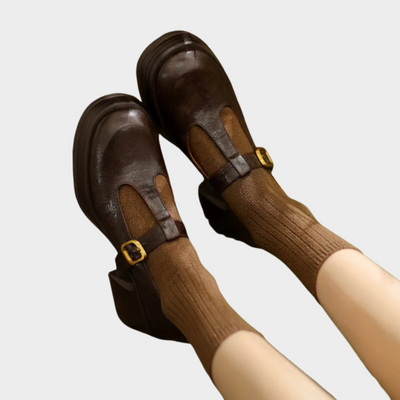 Lila | Elegant Blocked Heeled Mary Janes