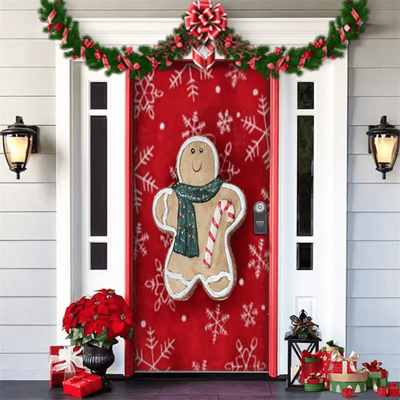 2025 Christmas and Halloween front door decoration