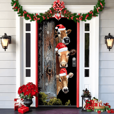 2025 Christmas and Halloween front door decoration