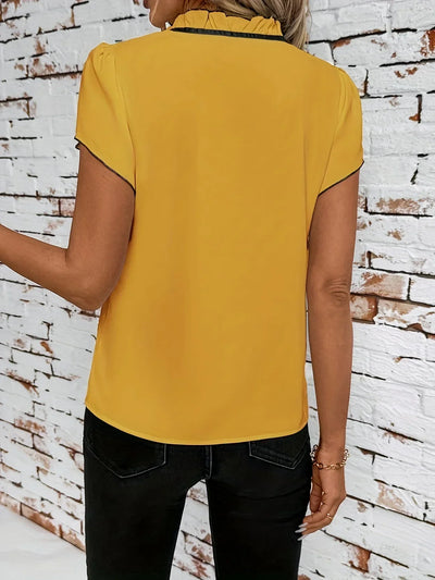 ROSEMARY | ELEGANT FLUTTER SLEEVES BLOUSE