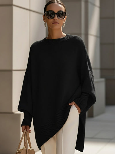 Effortless Elegance Oversized Poncho