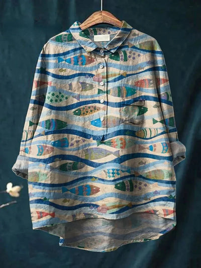 Darcy™ - Fish Art Shirt