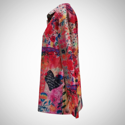 MERYL | VIBRANT BOHO CHIC PRINTED BLOUSE