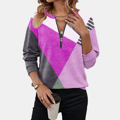 Lurelia | Soft Geometric Sweatshirt
