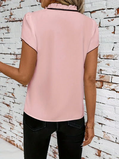 ROSEMARY | ELEGANT FLUTTER SLEEVES BLOUSE