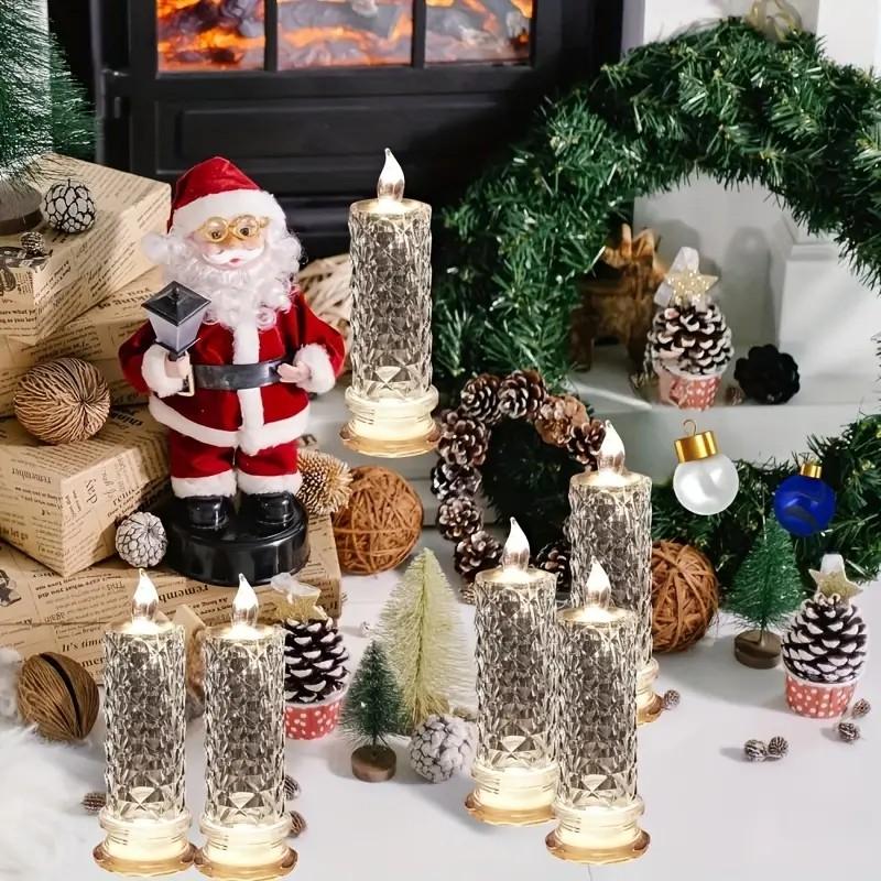 Crystal LED Candle Lamp | Set of 4 Candles