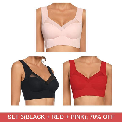 Sexy push-up wireless bra