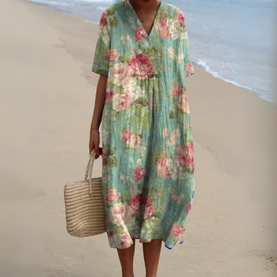 ADELFA | LOOSE COLORFUL DRESS