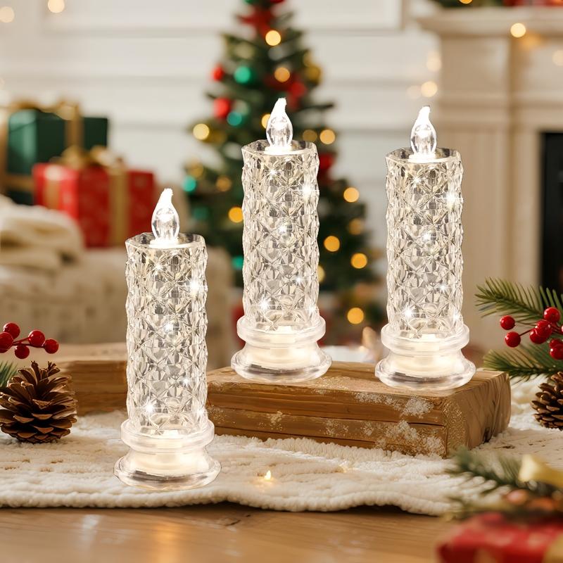 Crystal LED Candle Lamp | Set of 4 Candles