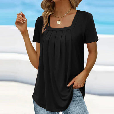 TINA | CASUAL PLEATED BLOUSE
