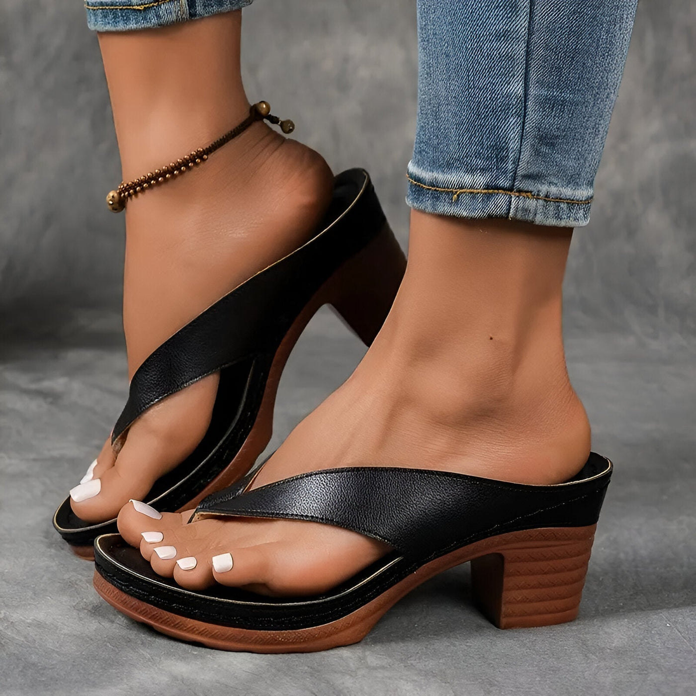 CLAUDINE | TIMELESS HIGH HEELED SANDALS