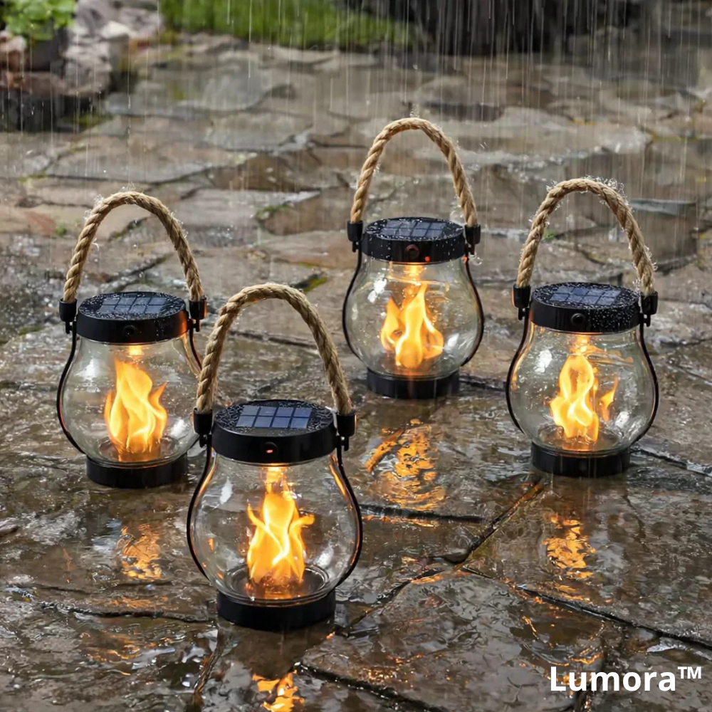 Lumora™ – Solar Lantern Outdoor Lights