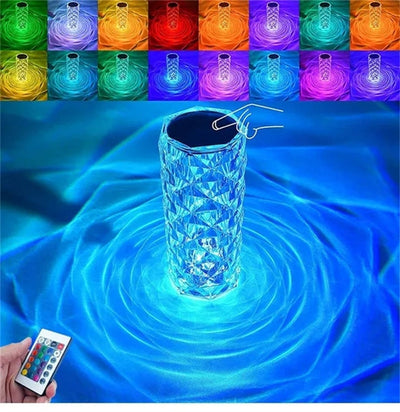 Crystal LED Diamond Touch Lamp