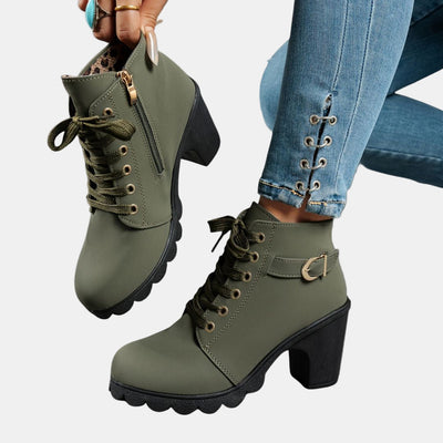 Maisie | Casual Heeled Ankle Boots