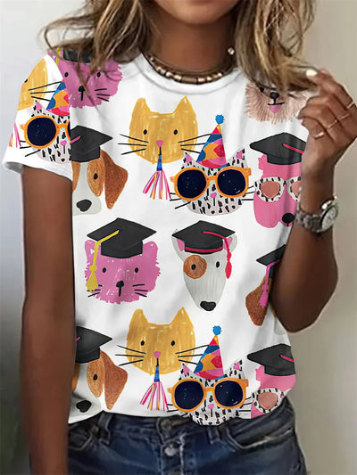 PAUI | CASUAL ANIMAL PRINT BLOUSE