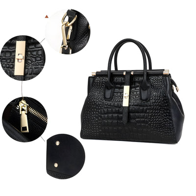 Evelina | Croc Handbag