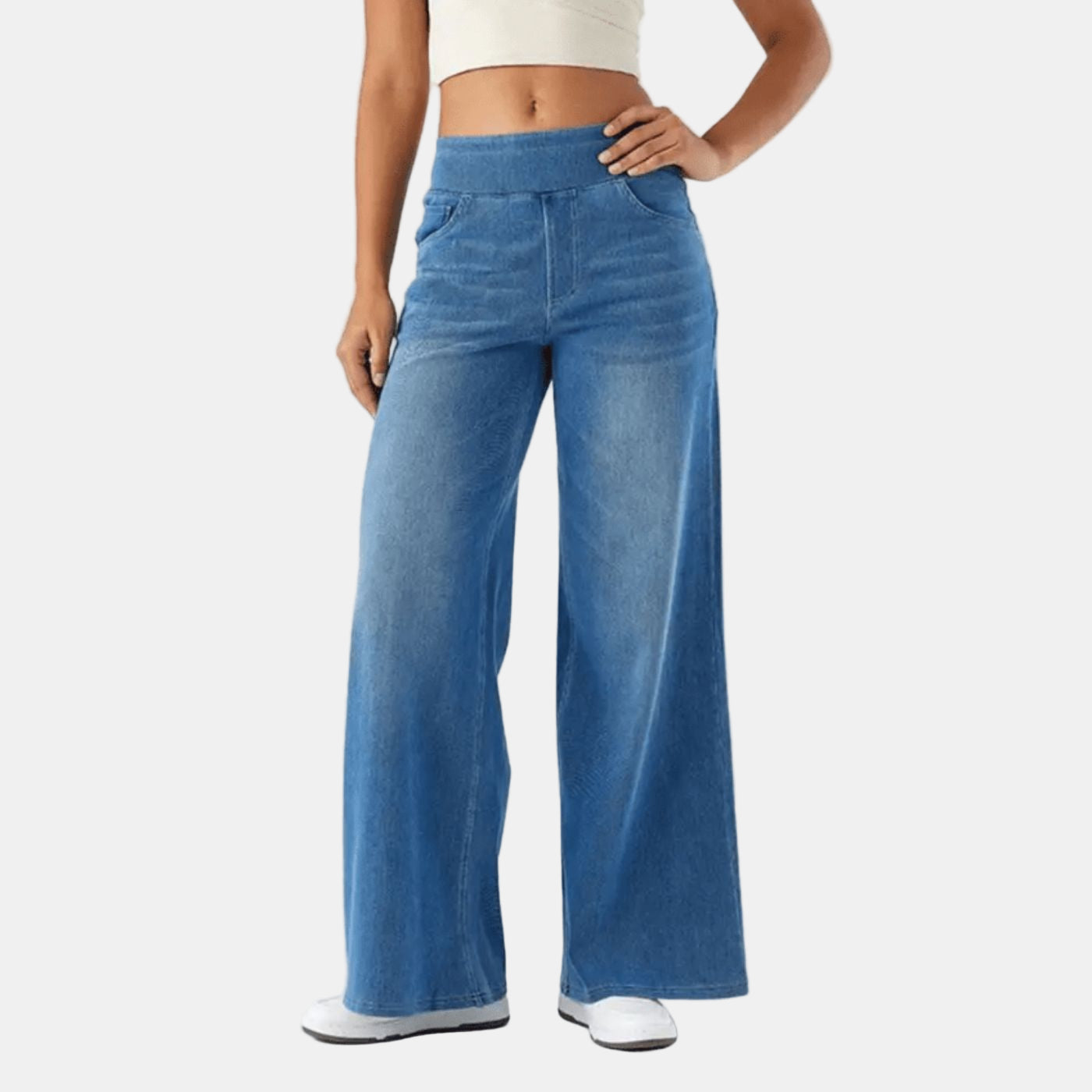 Oriana | Stretchable Wide-Leg Jeans