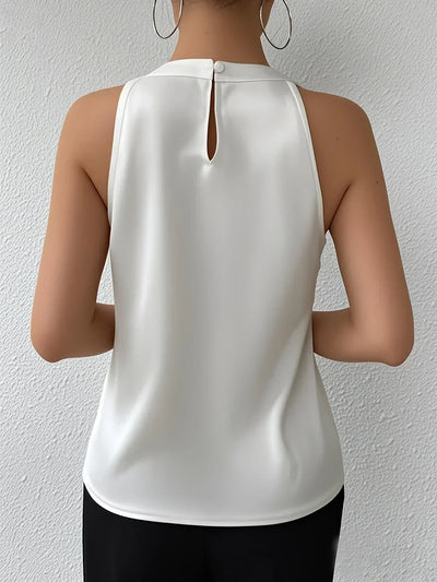 CYRENE | LUXURIOUS SLEEVELESS BLOUSE
