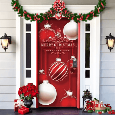 2025 Christmas and Halloween front door decoration