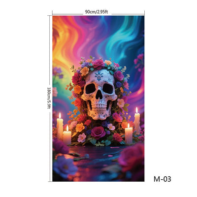 2025 Christmas and Halloween front door decoration