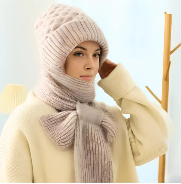 Integrated Ear Protection Windproof Cap Scarf