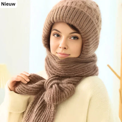 Integrated Ear Protection Windproof Cap Scarf