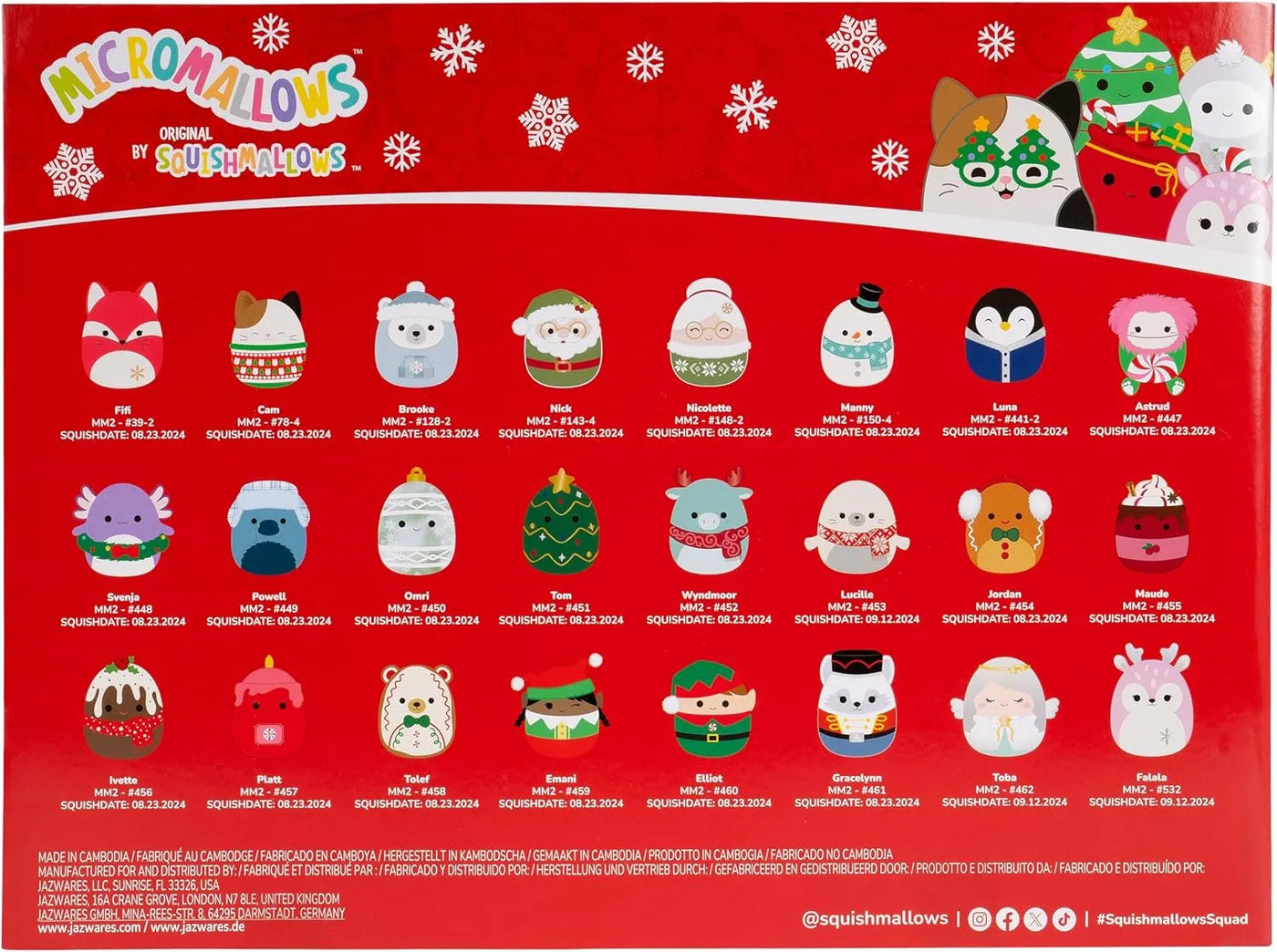 The Holiday Plush Advent Calendar - A New Toy Every Day + 50% OFF