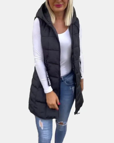 Solene | Sleeveless Padded Coat