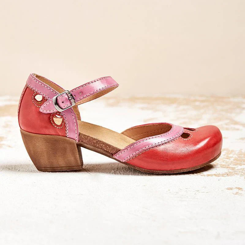 Liora | Comfortable Low-Heeled Sandals