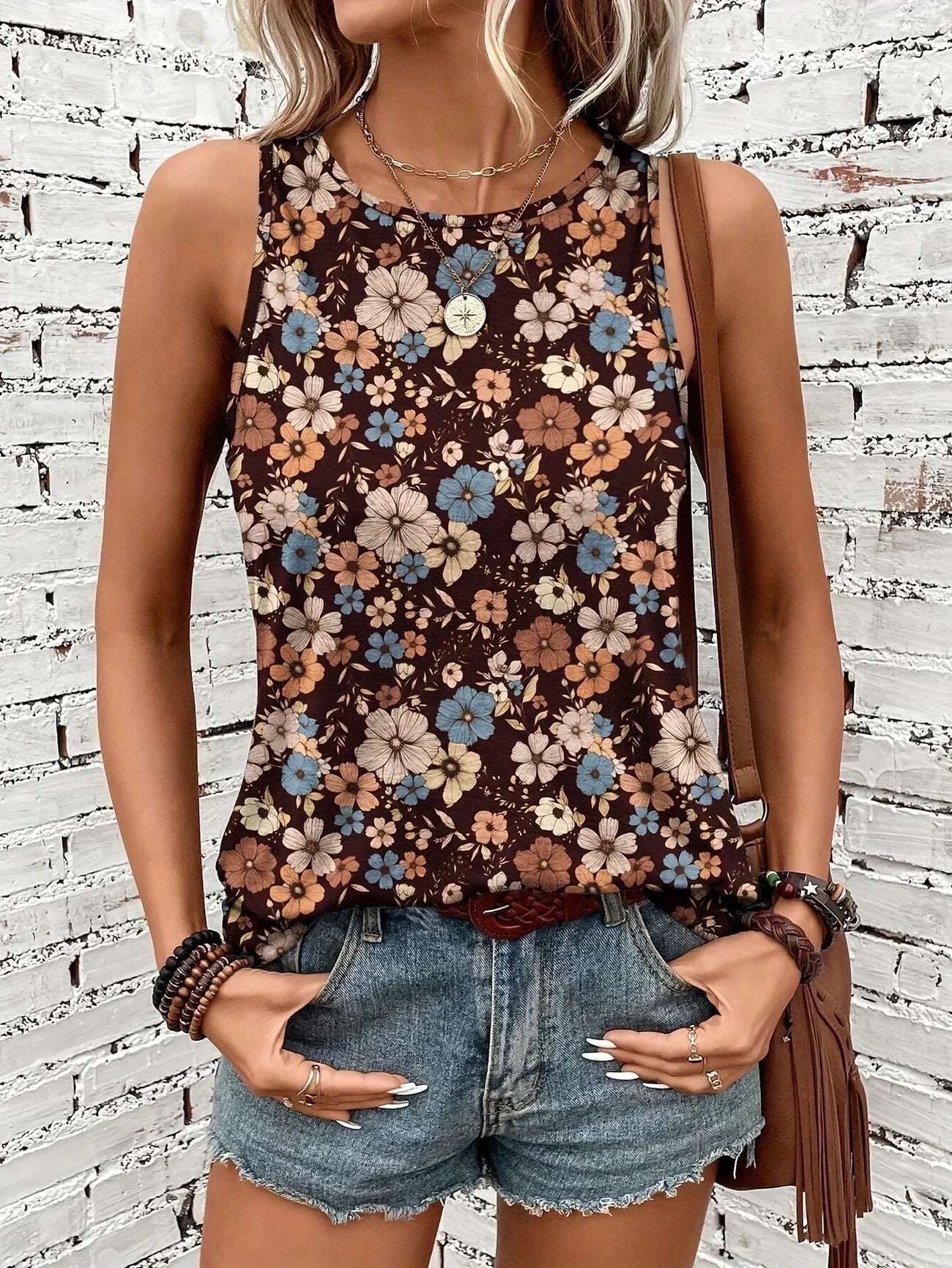 REYA | COMFORTABLE FLORAL SUMMER TOP