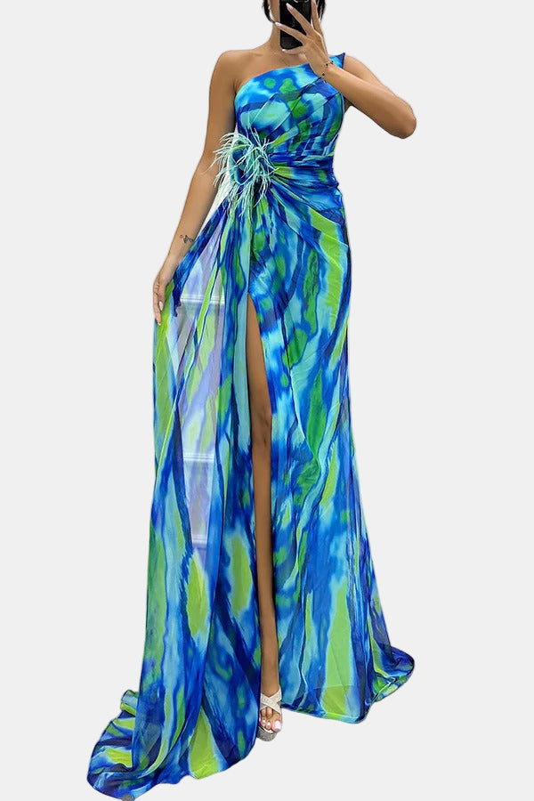 LINA | COLORFUL MAXI DRESS