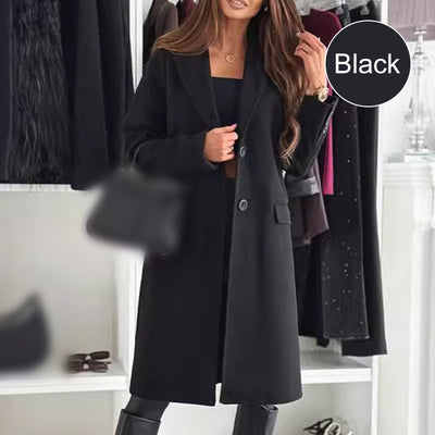 Women’s Elegant Tailored Long Coat