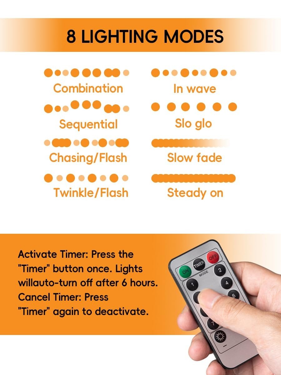 Hanging Swing Ghost Halloween Decor with String Lights