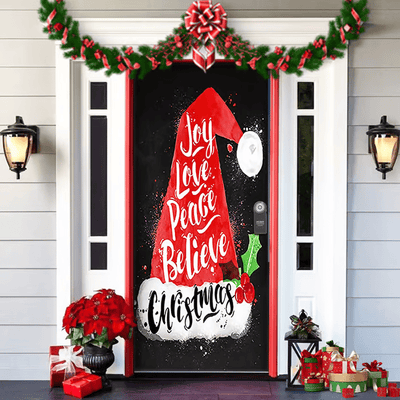 2025 Christmas and Halloween front door decoration