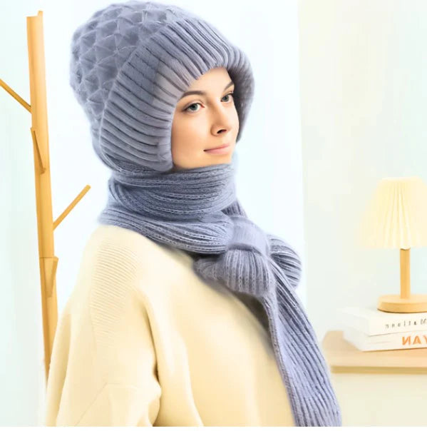 Integrated Ear Protection Windproof Cap Scarf