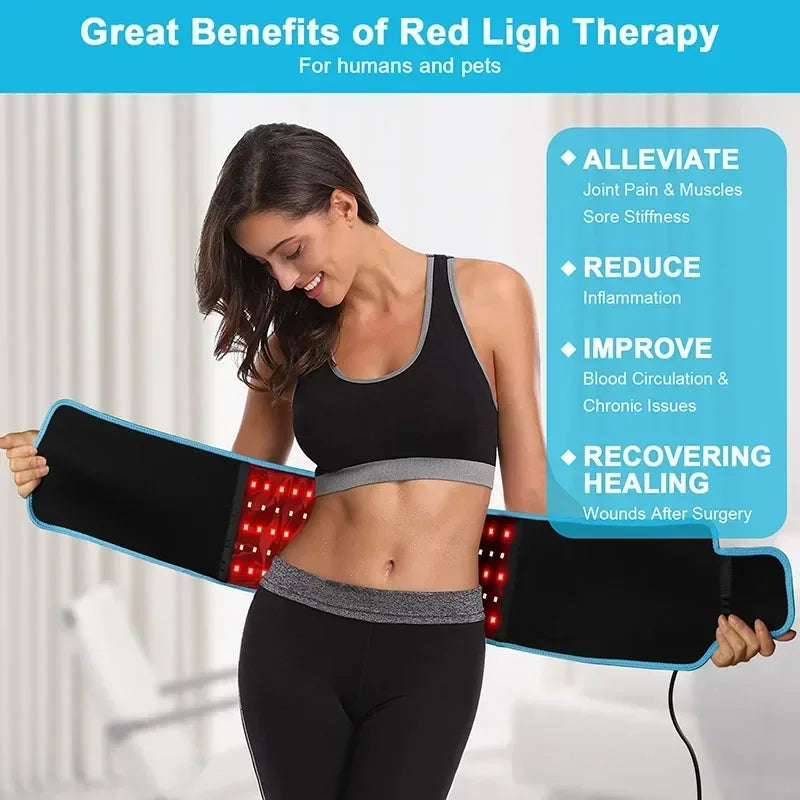 CoreForge™ Red Light Therapy Belt — Smooth, Firm & Support Your Core Naturally