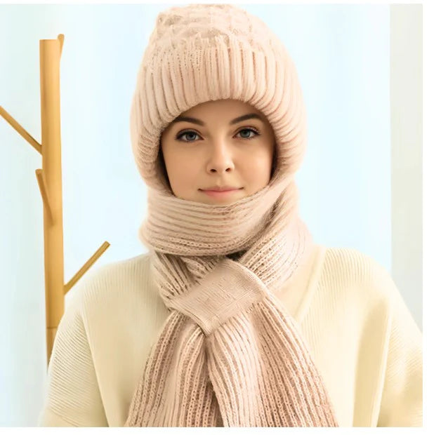 Integrated Ear Protection Windproof Cap Scarf