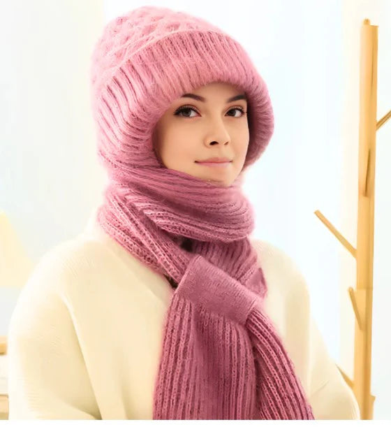 Integrated Ear Protection Windproof Cap Scarf