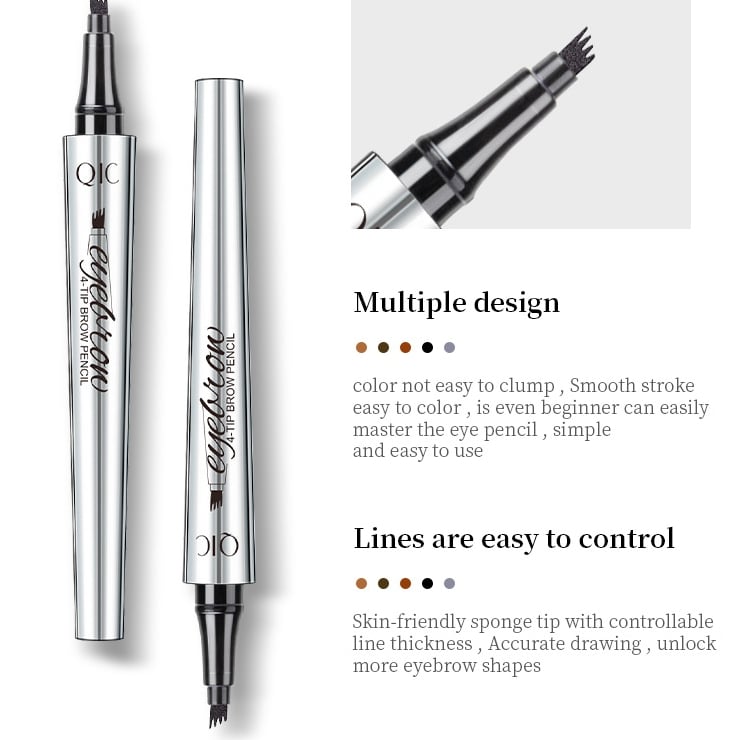 QIC Eyebrow ® 3D Waterproof Eyebrow Pencil