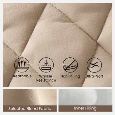 Women's Knit Patchwork Puffy Jacket